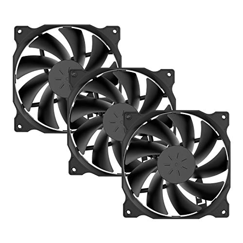 upHere Leiser Prozessorkühler von Novonest, äußerst leiser CPU-Kühler mit guter Luftströmung, 120 mm, 3-er Packung upHere Leiser Prozessorkühler von Novonest, äußerst leiser CPU-Kühler mit guter Luftströmung, 120 mm, 3-er Packung von upHere