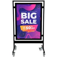 update displays Kundenstopper Square schwarz DIN A1 2 Fächer update displays Kundenstopper Square schwarz DIN A1 2 Fächer von update displays