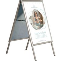 update displays Kundenstopper silber DIN A1 2 Fächer von update displays