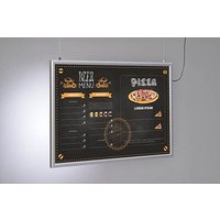 update displays LED-Leuchtrahmen Economy silber DIN A1 von update displays