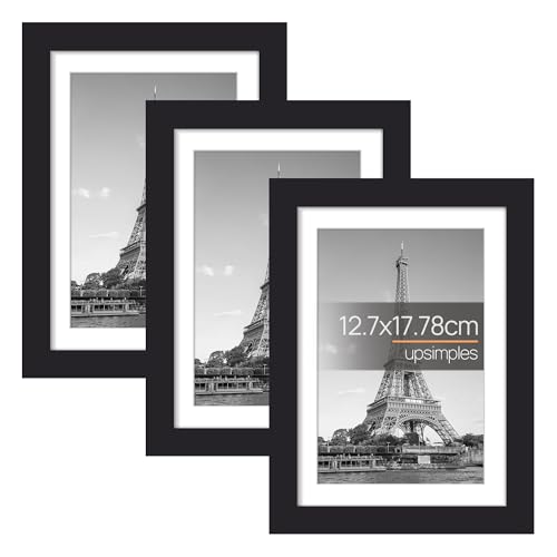 upsimples 3 Pack Bilderrahmen 13x18, Schwarz Rahmen 13x18, Picture Frame für Fotos, Bilder, Poster upsimples 3 Pack Bilderrahmen 13x18, Schwarz Rahmen 13x18, Picture Frame für Fotos, Bilder, Poster von upsimples