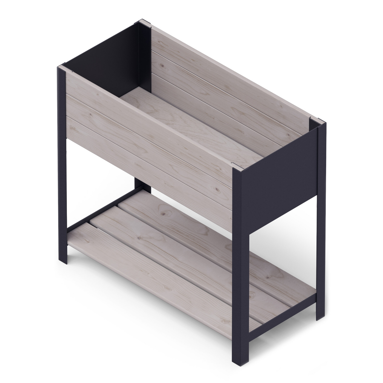 Upyard Hochbeet Pflanzkasten Gartenbeet 78 X 36 X 72 Cm Blumenkasten Holz Grau B-Ware Upyard Hochbeet Pflanzkasten Gartenbeet 78 X 36 X 72 Cm Blumenkasten Holz Grau B-Ware von upyard