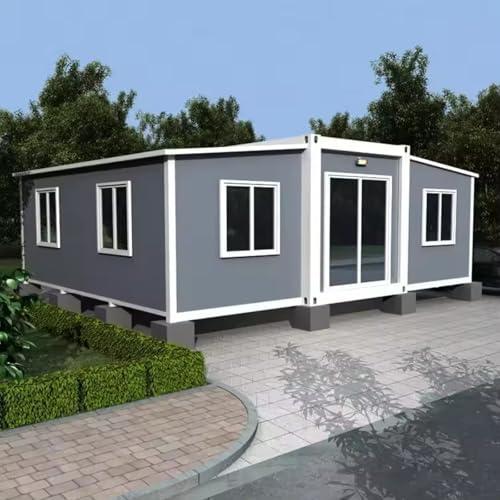 Anpassbares, faltbares Containerhaus mit 6 m und 12 m – erweiterbares kleines Haus mit vielseitigen Layouts und vorgefertigtem Design für schnelle Installation von uqlpxz