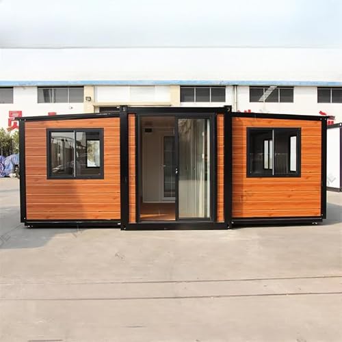 Modernes Design 20 40 Fuß Mobilheim Vollmöbliert Kleine Containervilla 2 Schlafzimmer Geeignet für Erwachsene von uqlpxz