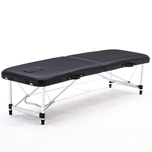uqlpxz Tragbare zusammenklappbare Spa-Massageliege mit verstellbarer Höhe für mobile Therapeuten und Beauty-Profis von uqlpxz