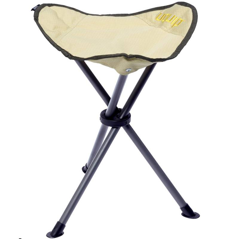 UQUIP Dreibeinhocker Darcy XL Falthocker Campinghocker Faltbar Leicht 100 kg-sand von uquip