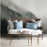 Nebliger Berg Wandbild | Stadtmauern Nebliger Berg Wandbild | Stadtmauern von urbanwalls