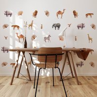 Sommer Safari Tier Wandtattoos | Urbanwalls von urbanwalls