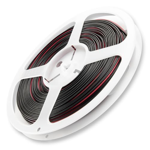 URCIANOW 30 M DrahtKabel 2x0,3mm² rot-schwarz Parallelleitung 2-Adriges 22AWG Verzinnter Kupferdraht Verlängerungskabel PVC-Kabel für LED Streifen/Lampen URCIANOW 30 M DrahtKabel 2x0,3mm² rot-schwarz Parallelleitung 2-Adriges 22AWG Verzinnter Kupferdraht Verlängerungskabel PVC-Kabel für LED Streifen/Lampen von urcianow