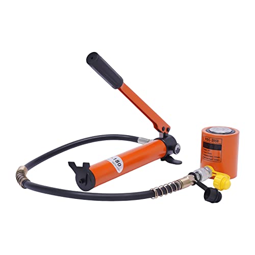 Handpumpe Hydraulik 20T Hydraulikzylinder, Hydraulikzylinder Hebebock 350CC Manuelle Hydraulische Pumpe mit Manuelle Hydraulikpumpe 70Mpa mit hydraulischen Stanzen, hydraulischen Schneidemaschinen von ureggvbu