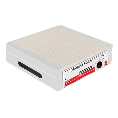 Magnetspannplatte Magnetfutter, Magnetic Magnetfutter Permanente 150 * 150mm Dauermagnetspannfutter Rechteckspannfutter Feinpol-Magnetspannfutter für Schleifmaschinen, Gewindeschneidmaschinen von ureggvbu