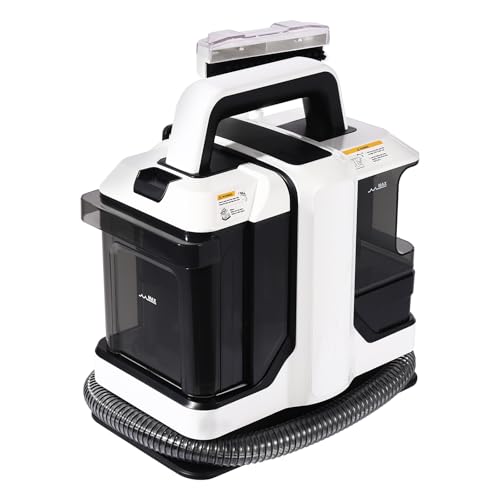 Waschsauger Reinigungsmaschine Tragbarer 450w Teppich-Couch-Tiefenreiniger 11kpa Handgeführter Teppichreiniger 1080ml Großer Wassertank für Sofa, Vorleger, Polster, 30 * 21 * 34.5cm von ureggvbu