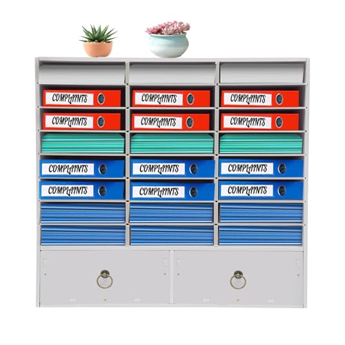 ureggvbu 24 Fächer Aufbewahrungsschrank, Büro Schreibtisch Organizer mit 2 Schubladen,Schwarz Papier und Postorganisator, für Büros, Wohnzimmer, Arbeitszimmer,71.5 * 30 * 70cm ureggvbu 24 Fächer Aufbewahrungsschrank, Büro Schreibtisch Organizer mit 2 Schubladen,Schwarz Papier und Postorganisator, für Büros, Wohnzimmer, Arbeitszimmer,71.5 * 30 * 70cm von ureggvbu