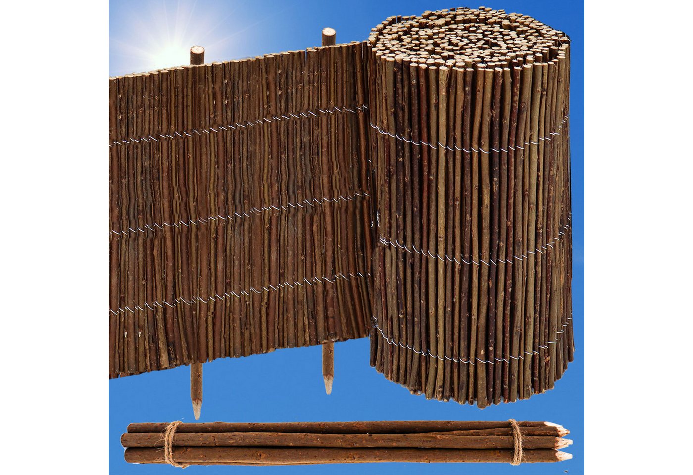 urfence Zaun 300x20 Flexible Beeteinfassung Weide Rollborder urfence Zaun 300x20 Flexible Beeteinfassung Weide Rollborder von urfence