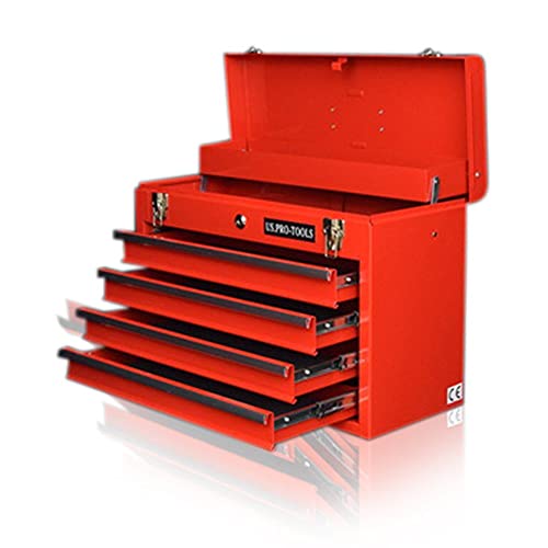 ORIGINAL US PRO TOOLS TOOL BOX TOOL CABINET 4 DRAWER HAND HELD TOOL CHEST PORTABLE RED by us pro tools ORIGINAL US PRO TOOLS TOOL BOX TOOL CABINET 4 DRAWER HAND HELD TOOL CHEST PORTABLE RED by us pro tools von us pro tools