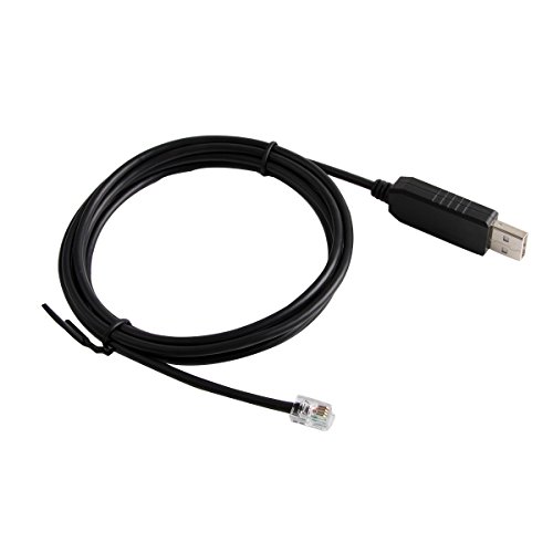 Ioptron-Teleskop Serielles RS232-Steuerkabel USB-zu-RJ9 4P4C-Konverter-Adapterkabel für Ioptron ZEQ25 IEQ45 Smarteq Pro IEQ30 (Länge: 6 Fuß) von usangreen