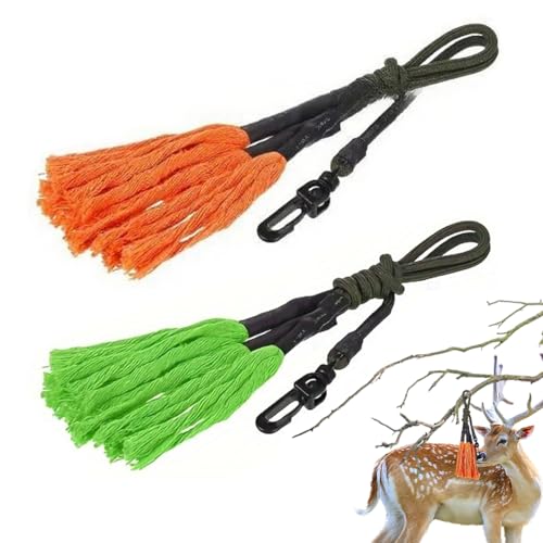 2 Stück Hirschduftseil – Kratzseil – Jagdseile – Baumwollkordel – tragbares Tier zieht Quasten an | für Outdoor-Aktivitäten in der Natur von usefulbeauty