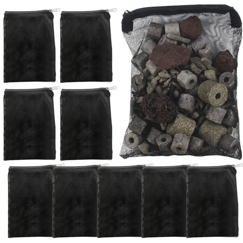 usefulbeauty 10 Stück Filterbeutel aus feinem Netzgewebe mit hohem Durchfluss, wiederverwendbar, mit Reißverschluss – wiederverwendbare Beutel für Aktivkohle, Biosphären usefulbeauty 10 Stück Filterbeutel aus feinem Netzgewebe mit hohem Durchfluss, wiederverwendbar, mit Reißverschluss – wiederverwendbare Beutel für Aktivkohle, Biosphären von usefulbeauty