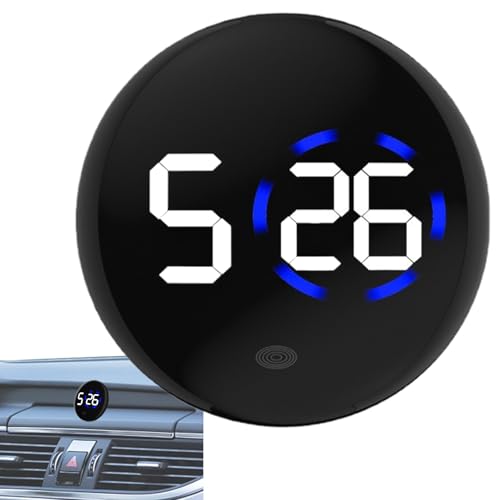 usefulbeauty Auto-Uhr – Stoppuhr, digital, LED, Küche, selbstklebend, wasserdicht, für Armaturenbrett, Auto, LKW, Belüftung, Reisen, Camping, Alltag von usefulbeauty