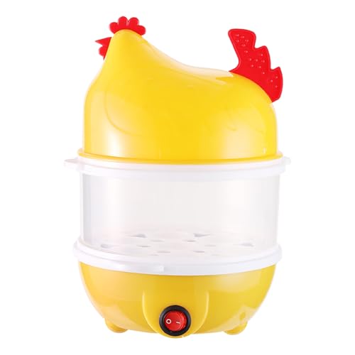 usefulbeauty Eierkocher | Doppelschicht Frühstückskocher - Hühnerform Eierkocher Für Küche Frühstück Camping Zuhause Kinder Erwachsene von usefulbeauty