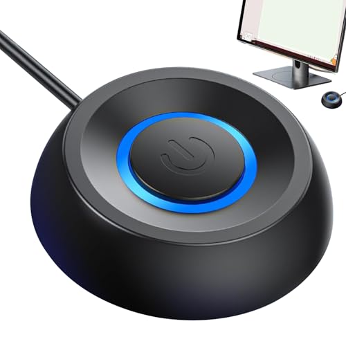 usefulbeauty Externe PC-Taste, Computertaste, PC-LED-Netzschalter mit 1,8 m langem Kabel, Verlängerung der Ein-/Aus-Taste, Computergehäuse-Motherboard-Taste für Motherboard von usefulbeauty