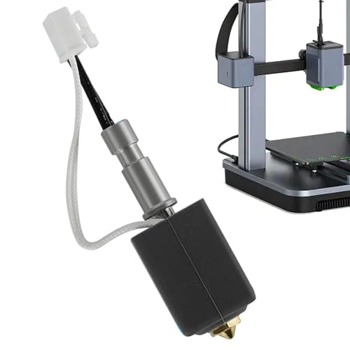 usefulbeauty Extruderdüse für 3D-Drucker, heißes Ende für 3D-Drucker – leitfähige Ersatzteile, 3D-Drucker, Hot End, Teil für Druckmaschine mit Extruder aus Metall von usefulbeauty