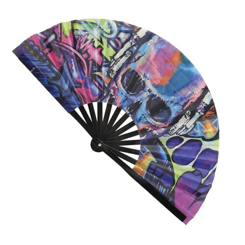 usefulbeauty Faltbarer Handfächer, mehrfarbig, großes Fach für chinesische Dekoration, faltbar, Dekoration für Sauna, Hochzeit, Party, Tanz, Leistung usefulbeauty Faltbarer Handfächer, mehrfarbig, großes Fach für chinesische Dekoration, faltbar, Dekoration für Sauna, Hochzeit, Party, Tanz, Leistung von usefulbeauty