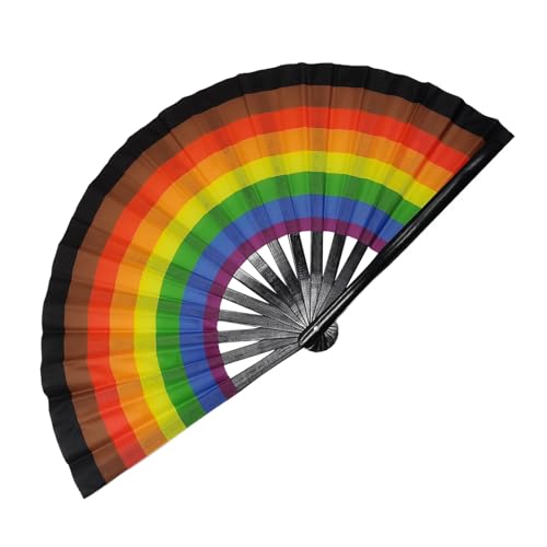 usefulbeauty Faltbarer Handfächer, mehrfarbig, großes Fach für chinesische Dekoration, faltbar, Dekoration für Sauna, Hochzeit, Party, Tanz, Leistung usefulbeauty Faltbarer Handfächer, mehrfarbig, großes Fach für chinesische Dekoration, faltbar, Dekoration für Sauna, Hochzeit, Party, Tanz, Leistung von usefulbeauty