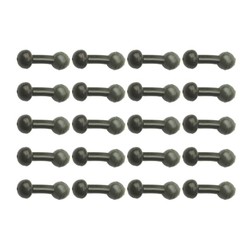 usefulbeauty Fishing Beads Set,20 Stück Perlen für Angelmontagen | Sanfte Gummi Köpereier zum Angeln auf Lachs Forelle Süßwasser Trollen von usefulbeauty
