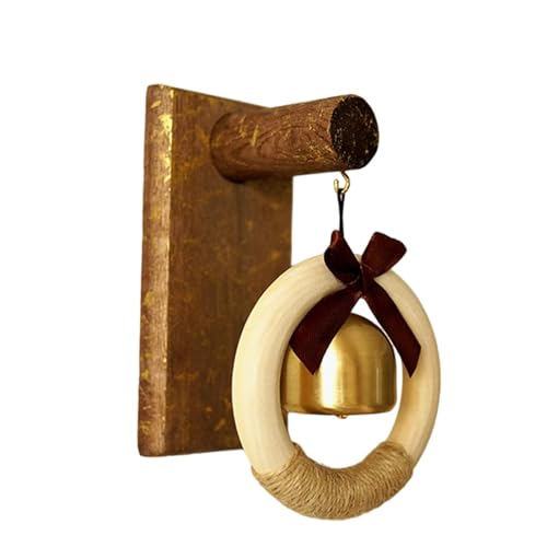 usefulbeauty Hängende Türklingel, Händlerglocke aus Messing mit Schleifenmotiv für Unternehmen, laute Türklingel für die Erholung des Geschäfts am Arbeitsplatz usefulbeauty Hängende Türklingel, Händlerglocke aus Messing mit Schleifenmotiv für Unternehmen, laute Türklingel für die Erholung des Geschäfts am Arbeitsplatz von usefulbeauty