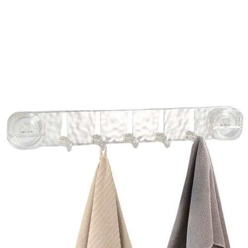 usefulbeauty Haken mit Saugnapf | Duschhaken mit Saugnapf | Handtuchhalter, drehbar, Wandhalterung, ohne Bohren, für Wohnzimmer, Badezimmer, Glastür und Fliesen, Tasche, Kleidung, von usefulbeauty