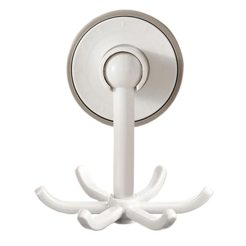 usefulbeauty Haken mit Saugnapf für Dusche | verstärkter Saugnapfhaken für Wand – Organizer drehbar um 360 ° für Dusche Badezimmer Wand Badewanne von usefulbeauty