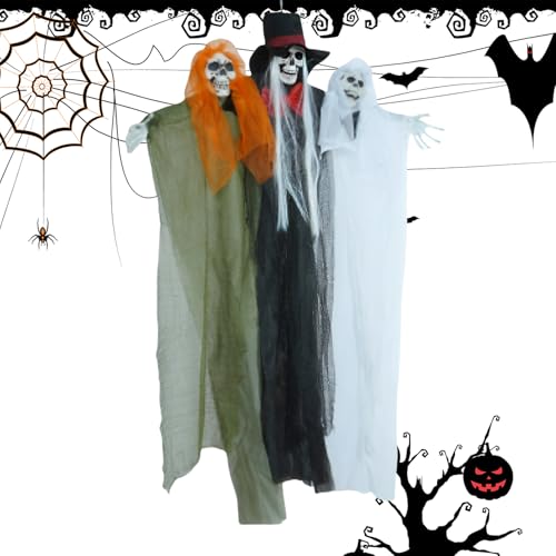 usefulbeauty Halloween Dekoration | Dreiköpfiger Geist Deko Für Halloween | Party Deko Gruselige Figuren Für Dachvorsprung Terrasse Garten Baum Geländer Hof Garten usefulbeauty Halloween Dekoration | Dreiköpfiger Geist Deko Für Halloween | Party Deko Gruselige Figuren Für Dachvorsprung Terrasse Garten Baum Geländer Hof Garten von usefulbeauty
