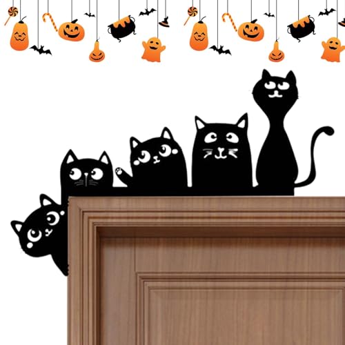 usefulbeauty Halloween-Eckdekoration, Türdekoration für Katzen | Topper für Katzentür, schwarz, für Halloween, Eck-Dekoration für Türrahmen, Dekoschilder und Plaketten für usefulbeauty Halloween-Eckdekoration, Türdekoration für Katzen | Topper für Katzentür, schwarz, für Halloween, Eck-Dekoration für Türrahmen, Dekoschilder und Plaketten für von usefulbeauty