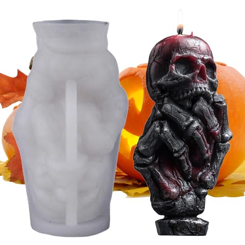 usefulbeauty Halloween Schädel Kerzen Gießform | Schädel Silikonform Für Aromatherapie Kerzen Seifenherstellung,Flexibel Wiederverwendbar Party Basteln Formen Für Kinder Erwachsene Frauen Männer usefulbeauty Halloween Schädel Kerzen Gießform | Schädel Silikonform Für Aromatherapie Kerzen Seifenherstellung,Flexibel Wiederverwendbar Party Basteln Formen Für Kinder Erwachsene Frauen Männer von usefulbeauty