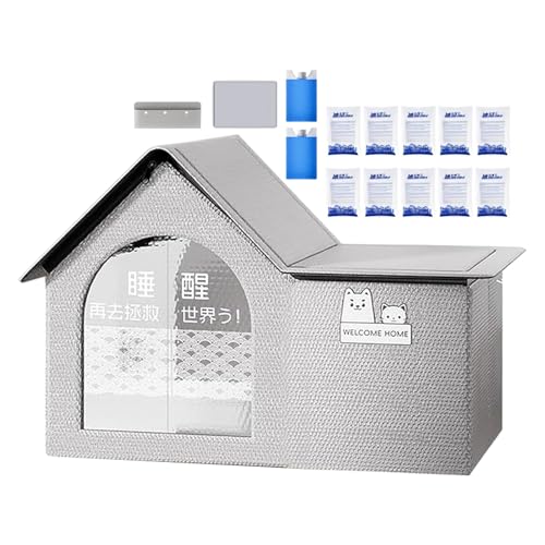 usefulbeauty Katzenhaus für Katzen, erfrischend – geräumige und frische Wohnung für Katzen | geräumige Betten, reißfest, wasserdicht, für Hunde und Katzen im Innen- und Außenbereich usefulbeauty Katzenhaus für Katzen, erfrischend – geräumige und frische Wohnung für Katzen | geräumige Betten, reißfest, wasserdicht, für Hunde und Katzen im Innen- und Außenbereich von usefulbeauty