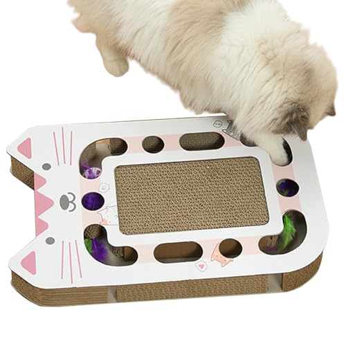 usefulbeauty Kratzbrett für Katzen | für Katzen – Kratzfeste Kugel für Indoor-Spiele auf Sofa und Boden von usefulbeauty