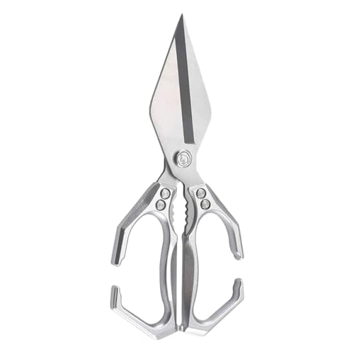 usefulbeauty Küchenschere Für Lebensmittel - Robuste Edelstahl Geflügelschere,Ergonomischer Schneider Für Fisch Geflügel Haushalt Picknick Camping Grill von usefulbeauty