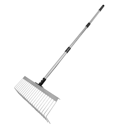 usefulbeauty Laubrechen,Metall Gartenrechen - Gartenwerkzeug Zur Laubsammlung Und Rasenpflege Für Gartenarbeit Vertikutieren Und Reinigen usefulbeauty Laubrechen,Metall Gartenrechen - Gartenwerkzeug Zur Laubsammlung Und Rasenpflege Für Gartenarbeit Vertikutieren Und Reinigen von usefulbeauty