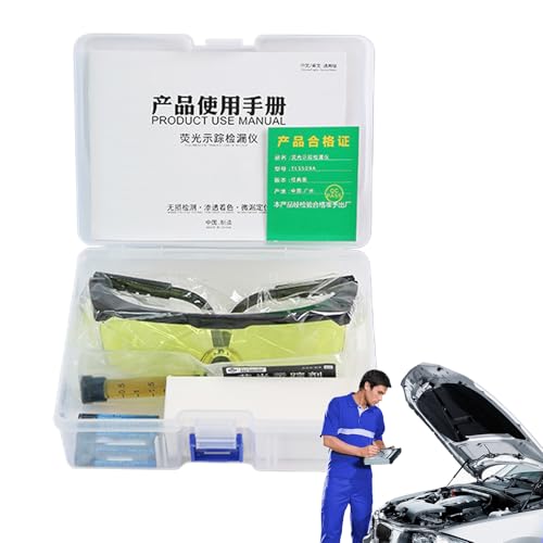 usefulbeauty Lecksucher für Kältemittel, CVC, Zubehör zur Erkennung von Klimaanlage, Lecksuchgerät mit fluoreszierender UV-Lampe, für Wohnmobil, Auto und Unterboden usefulbeauty Lecksucher für Kältemittel, CVC, Zubehör zur Erkennung von Klimaanlage, Lecksuchgerät mit fluoreszierender UV-Lampe, für Wohnmobil, Auto und Unterboden von usefulbeauty