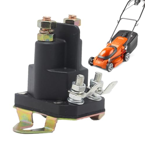 usefulbeauty Magnetventil Rasenmäherrelais, Magnetventil für Rasentraktor | Anlasser Magnetventil | Anlasser Relais | Aufsitzrasenmäherzubehör, Rasenmäherteile, von usefulbeauty