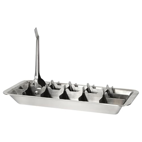 usefulbeauty Metall Eiswürfelform | 10-Fach Metall Eiswürfelformen Für Gefrierschrank Abnehmbar | Schnellentnahme-Box Edelstahl Würfelformer mit Clip für Getränke Kaltgetränke Bartender Haushalt Küche usefulbeauty Metall Eiswürfelform | 10-Fach Metall Eiswürfelformen Für Gefrierschrank Abnehmbar | Schnellentnahme-Box Edelstahl Würfelformer mit Clip für Getränke Kaltgetränke Bartender Haushalt Küche von usefulbeauty