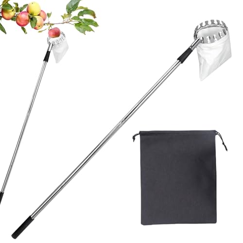 usefulbeauty Obstpflücker Stange, Teleskop Obstpflücker Stange, Verstellbare Greifzange Rostfrei für Garten Ernte Haus Außenbereich usefulbeauty Obstpflücker Stange, Teleskop Obstpflücker Stange, Verstellbare Greifzange Rostfrei für Garten Ernte Haus Außenbereich von usefulbeauty
