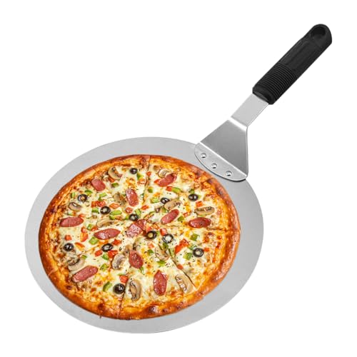 usefulbeauty Pizza Peel,Edelstahl Pizzawender & Servierschaufel | Runder Teigschaber Brotschaufel Für Küche Restaurant Haushaltsbäckerei Heimbacken usefulbeauty Pizza Peel,Edelstahl Pizzawender & Servierschaufel | Runder Teigschaber Brotschaufel Für Küche Restaurant Haushaltsbäckerei Heimbacken von usefulbeauty