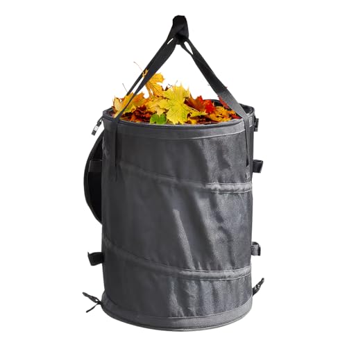 usefulbeauty Pop-up Mülleimer | Klappbarer Outdoor Mülleimer Mit Deckel,Aufbewahrungsbox Für Kleidung Spielzeug Outdoor-Aktivitäten Gartenabfälle Reise von usefulbeauty