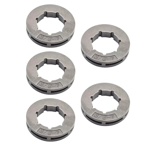 usefulbeauty Radritzel, 5 Stück Radritzel | Ersatzteil 3/8-7 Zähne Zubehör für Rasenmäher mit Kettenantrieb von usefulbeauty