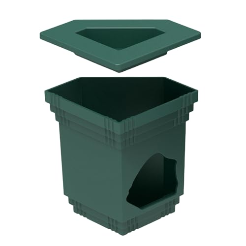 usefulbeauty Reptilien Wasserschale, Wasserschale Und Futternapf Für Schildkröten Aquarium, ativer Sonnenplatz, Landschaft und Terrarium für den Innenbereich für Chamäleons, Schildkröten, von usefulbeauty