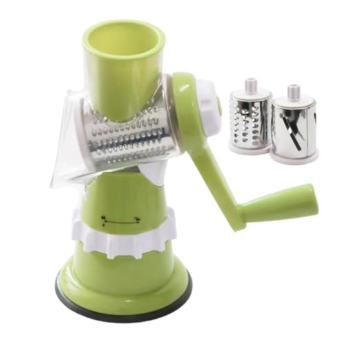 usefulbeauty Rotierender Allesschneider, rotierende Reibe | Küchengemüseschneider mit Kurbel, Mahlwerk für Zuhause, Küche, Restaurant für Zuhause, Küche, Restaurant von usefulbeauty