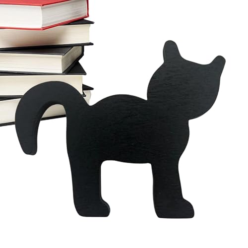 usefulbeauty Schwarze Katze aus Holz, Halloween-Schild, schwarze Katze, Ornamente für Herbstkatzen, Tischdekoration, Tischdekoration usefulbeauty Schwarze Katze aus Holz, Halloween-Schild, schwarze Katze, Ornamente für Herbstkatzen, Tischdekoration, Tischdekoration von usefulbeauty