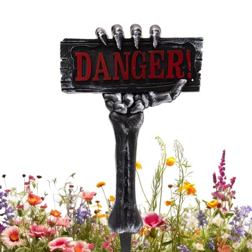 usefulbeauty Skelett-Pfähle für Halloween | Gartenschilder Skelettknochen, Halloween, 54 cm – gruselige Partydekorationen für drinnen und draußen, Rasen, Terrasse, , Eingang, Einfahrt von usefulbeauty